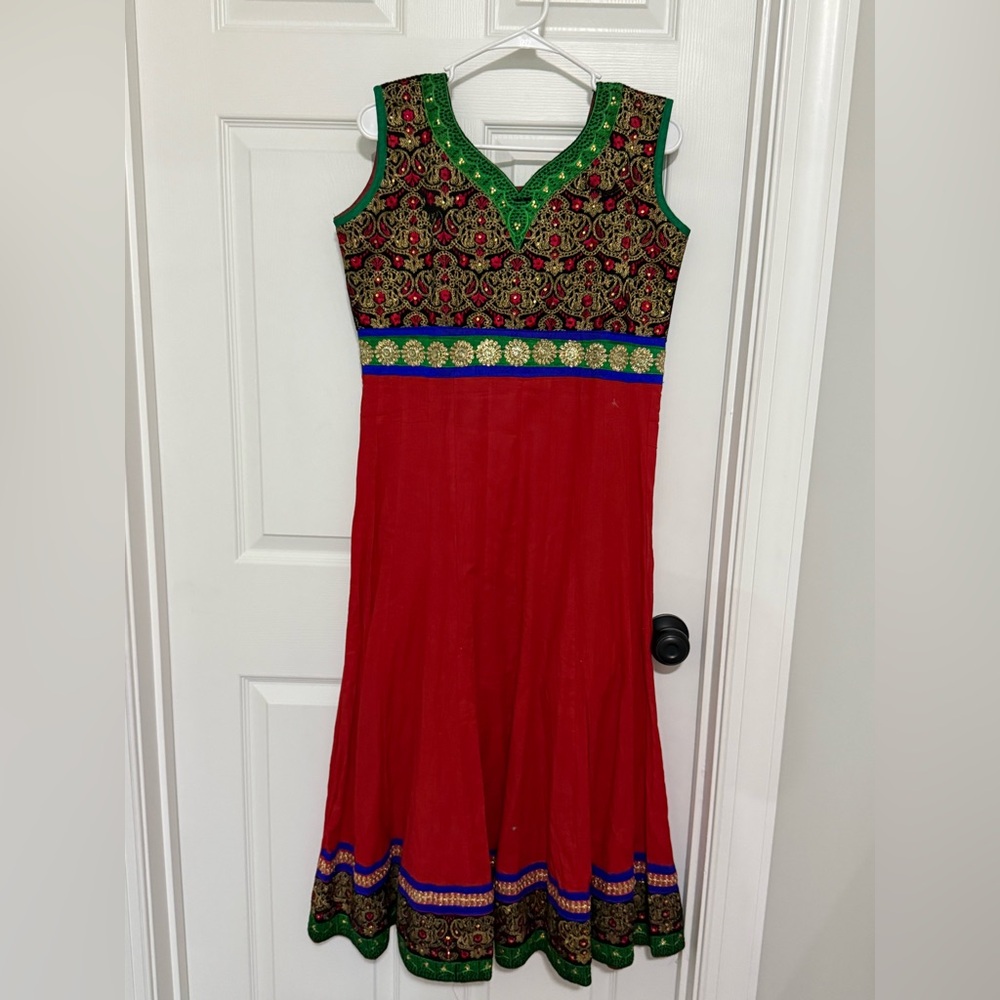 Indian dress only no pants no duppata